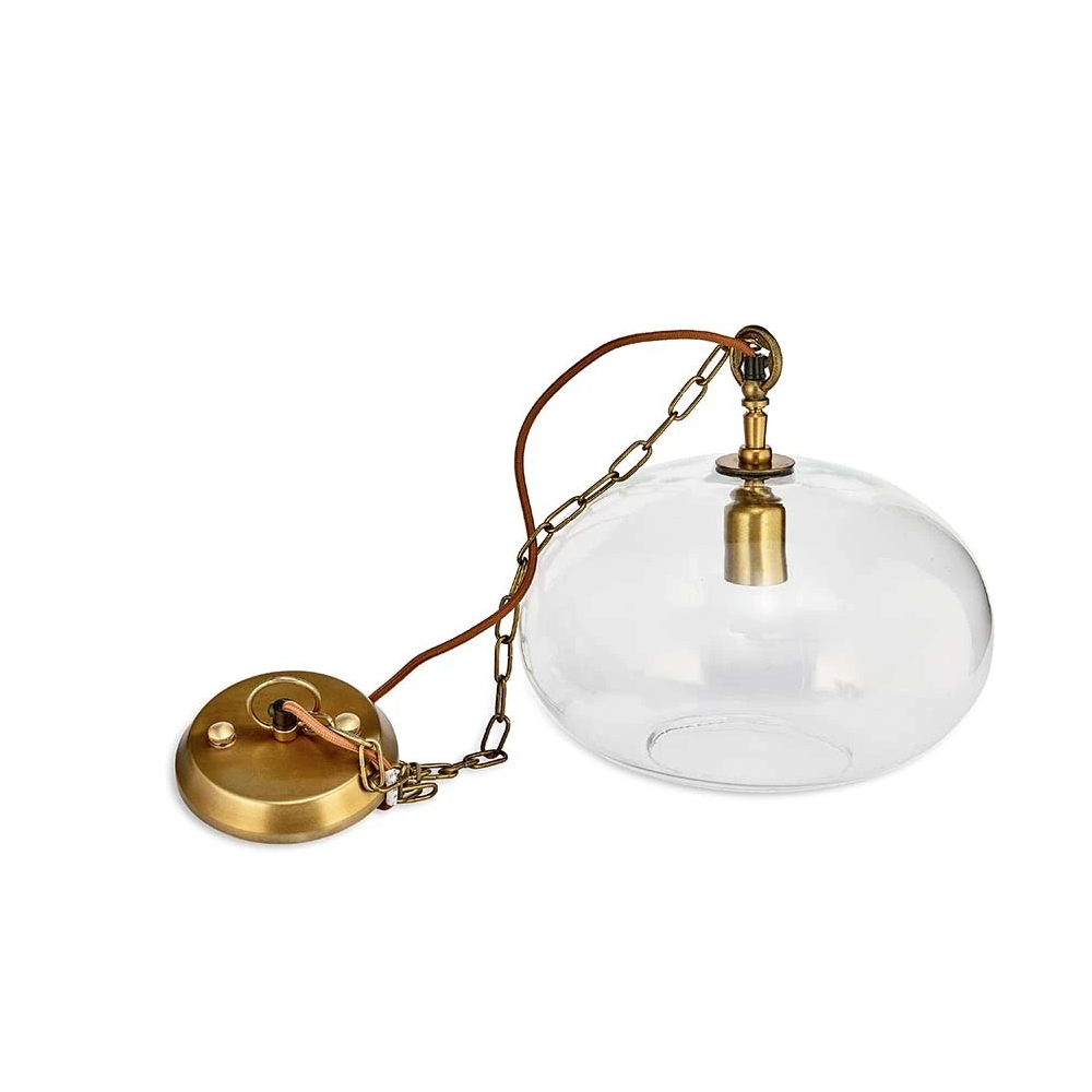 Nkuku Round Small Otoro Glass Pendant